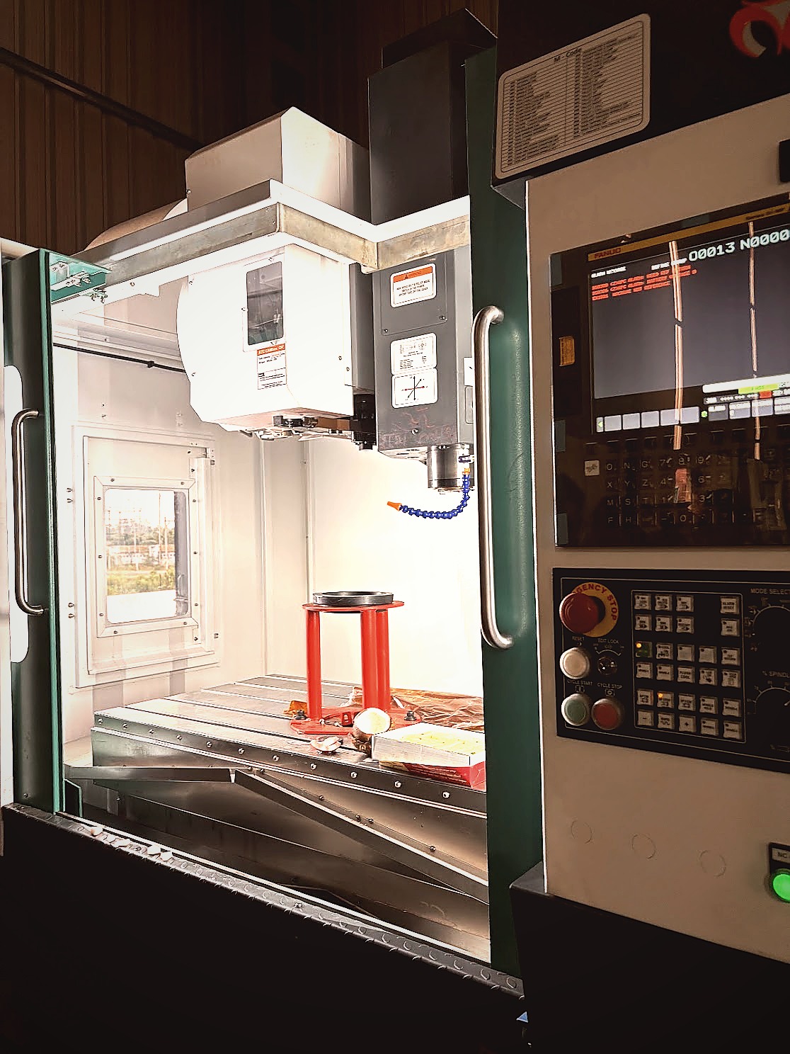 Jyoti CNC VMC machining centre with Fanuc control