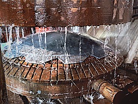 Press quench in operation with water quench